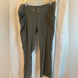COLUMBIA Khaki Hiking Pants Women's 14 Cargo Lightweight Pants